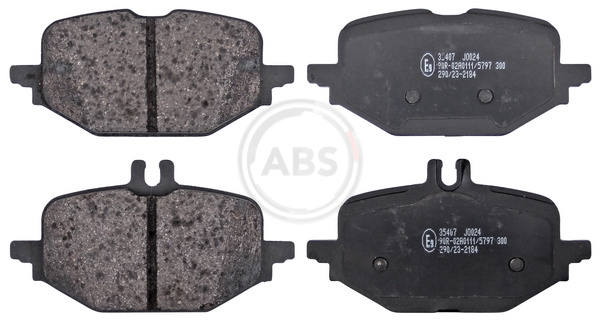 A.B.S. 35407 Bremsbelagsatz, Scheibenbremse
