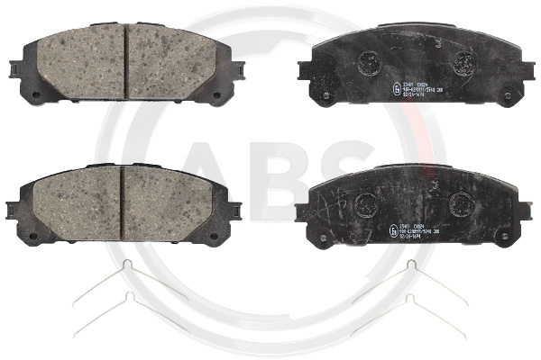 A.B.S. 35409 Bremsbelagsatz, Scheibenbremse