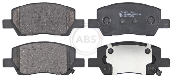 A.B.S. 35413 Bremsbelagsatz, Scheibenbremse