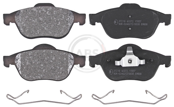 Borg & Beck BBP1731 – Kit Pastiglie Freno Anteriori O Posteriori, Set Da 4, Alta Qualità, Omologate