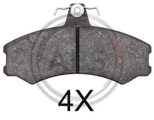 A.B.S. 37826 Bremsbelagsatz, Scheibenbremse