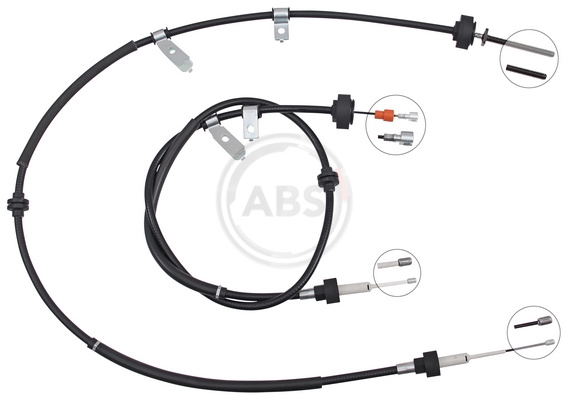 A.B.S. K10079 Seilzug, Feststellbremse