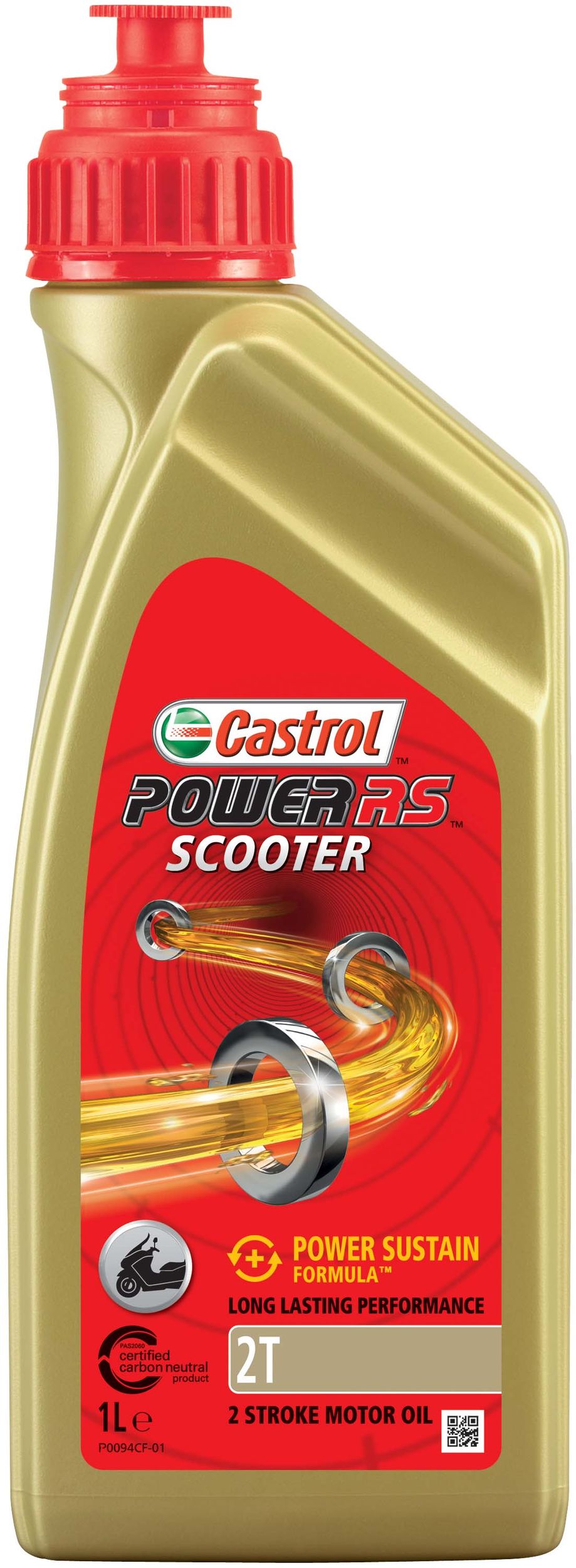 CASTROL 465876 Castrol Power RS Scooter 2T Λάδι κινητήρα for ADLY APRILIA BAOTIAN BENELLI CPI DAELIM DERBI ETON GENERIC GILERA H