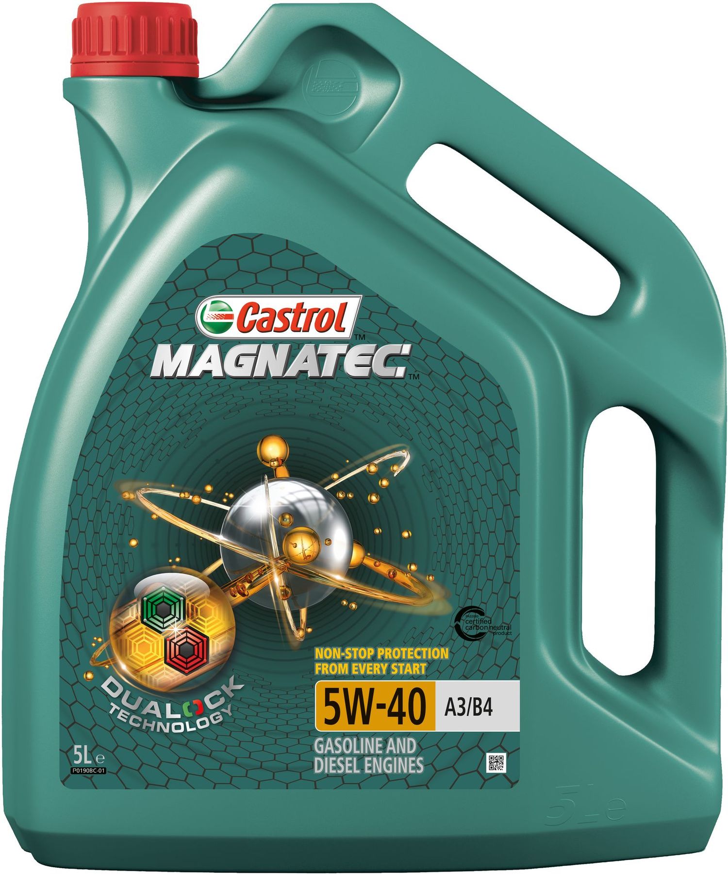 CASTROL 15C9D3 Castrol Magnatec 5W-40 A3/B4 Engine Oil