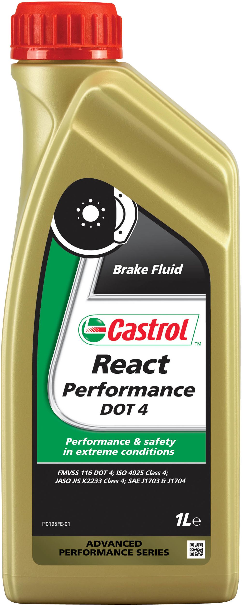 CASTROL 15CC7A Castrol React Performance DOT 4 Υγρά φρένων