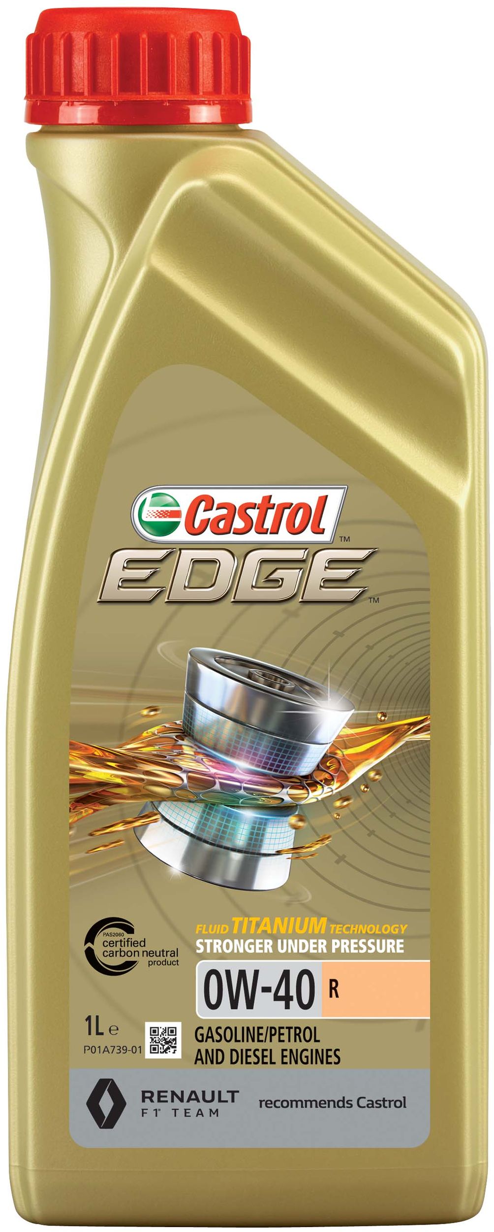 CASTROL 470106 Castrol EDGE 0W-40 R Engine Oil for ALPINE RENAULT