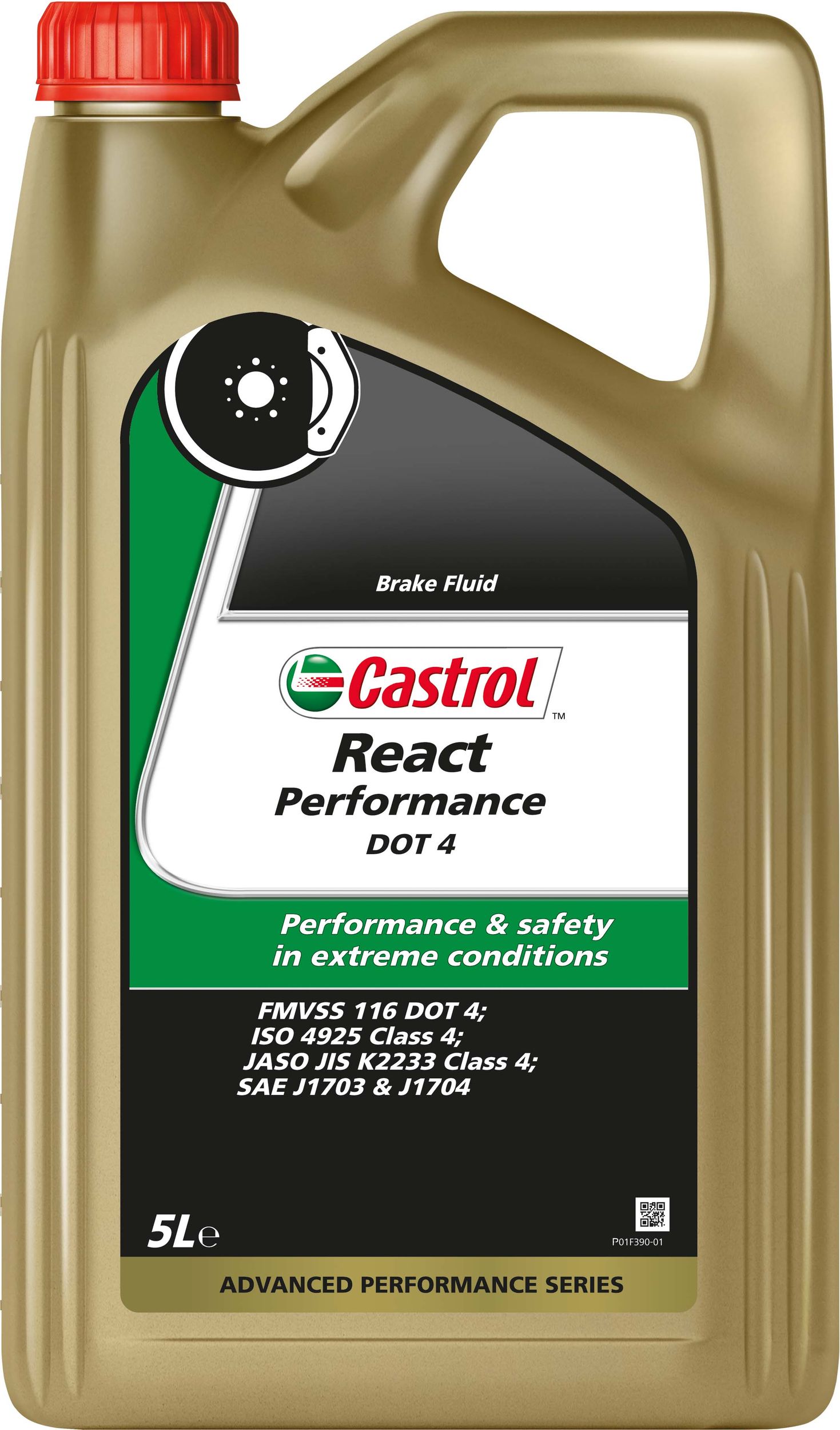 CASTROL 15F273 Castrol React Performance DOT 4 Υγρά φρένων