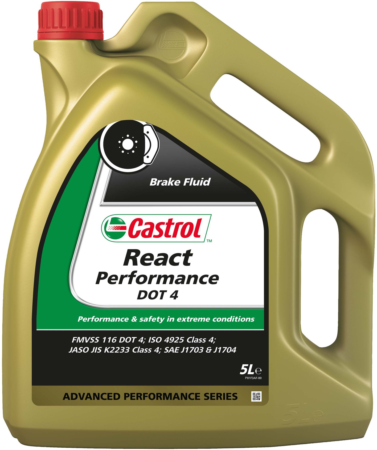 CASTROL 15F2FC Castrol React Performance DOT 4 Υγρά φρένων