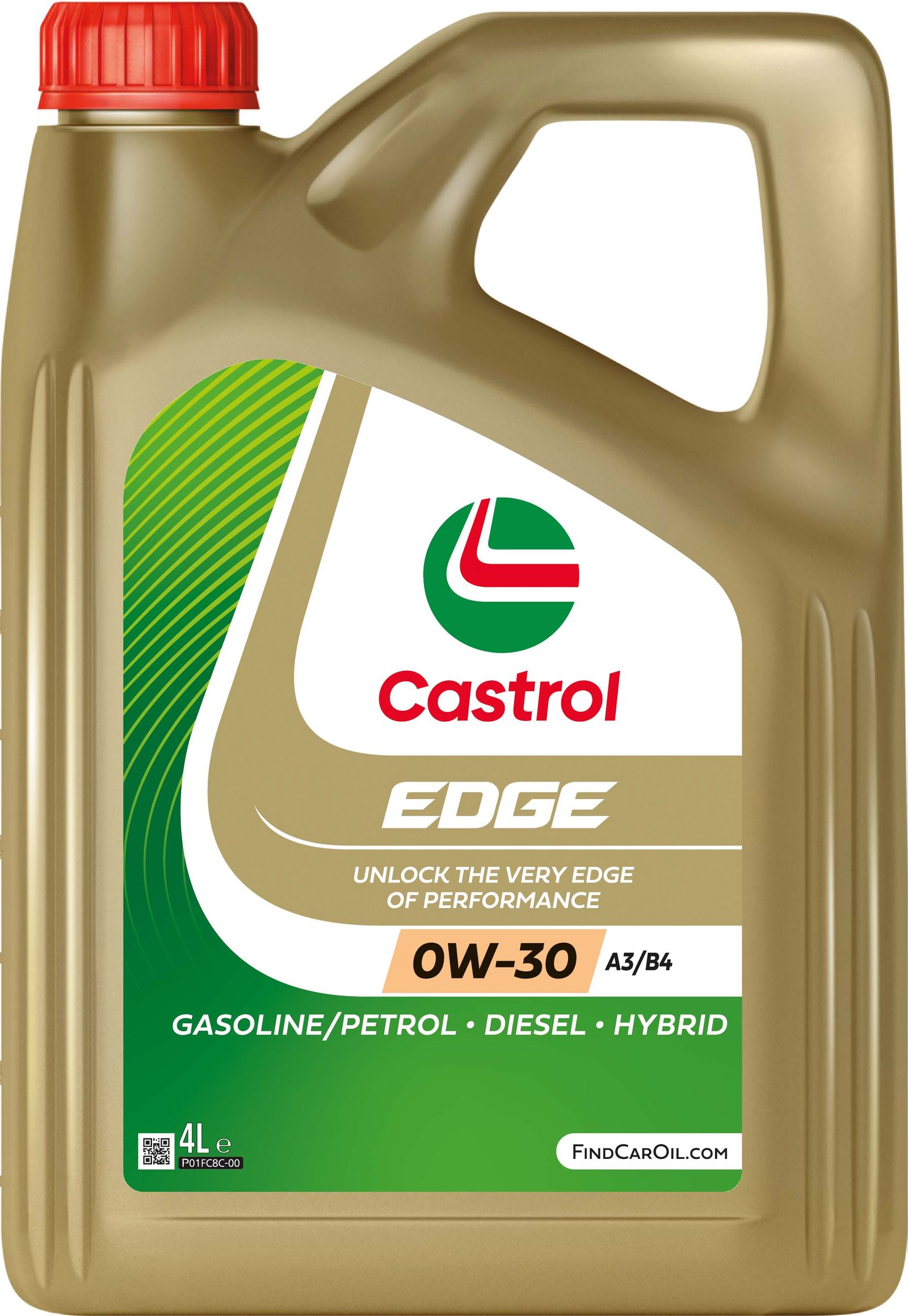 CASTROL 15F699 Castrol EDGE 0W-30 A3/B4 Engine Oil