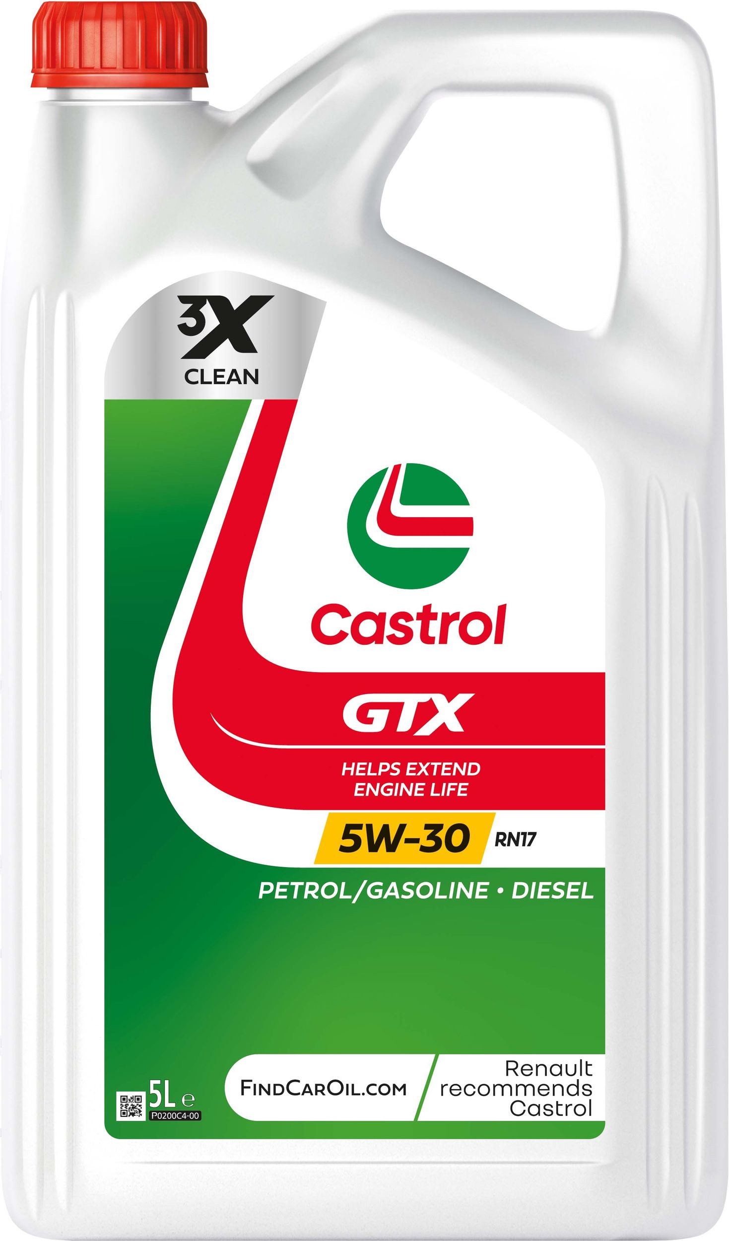 CASTROL 15F6E5 Castrol GTX 5W-30 RN17 Motorový olej