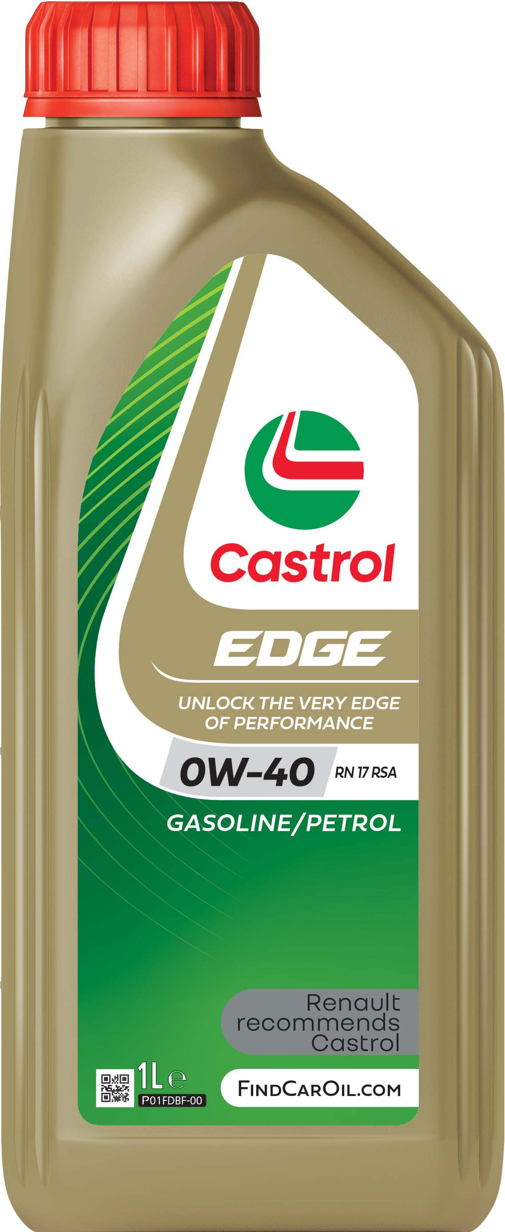CASTROL 470069 Castrol EDGE 0W-40 RN 17 RSA Engine Oil for ALPINE RENAULT