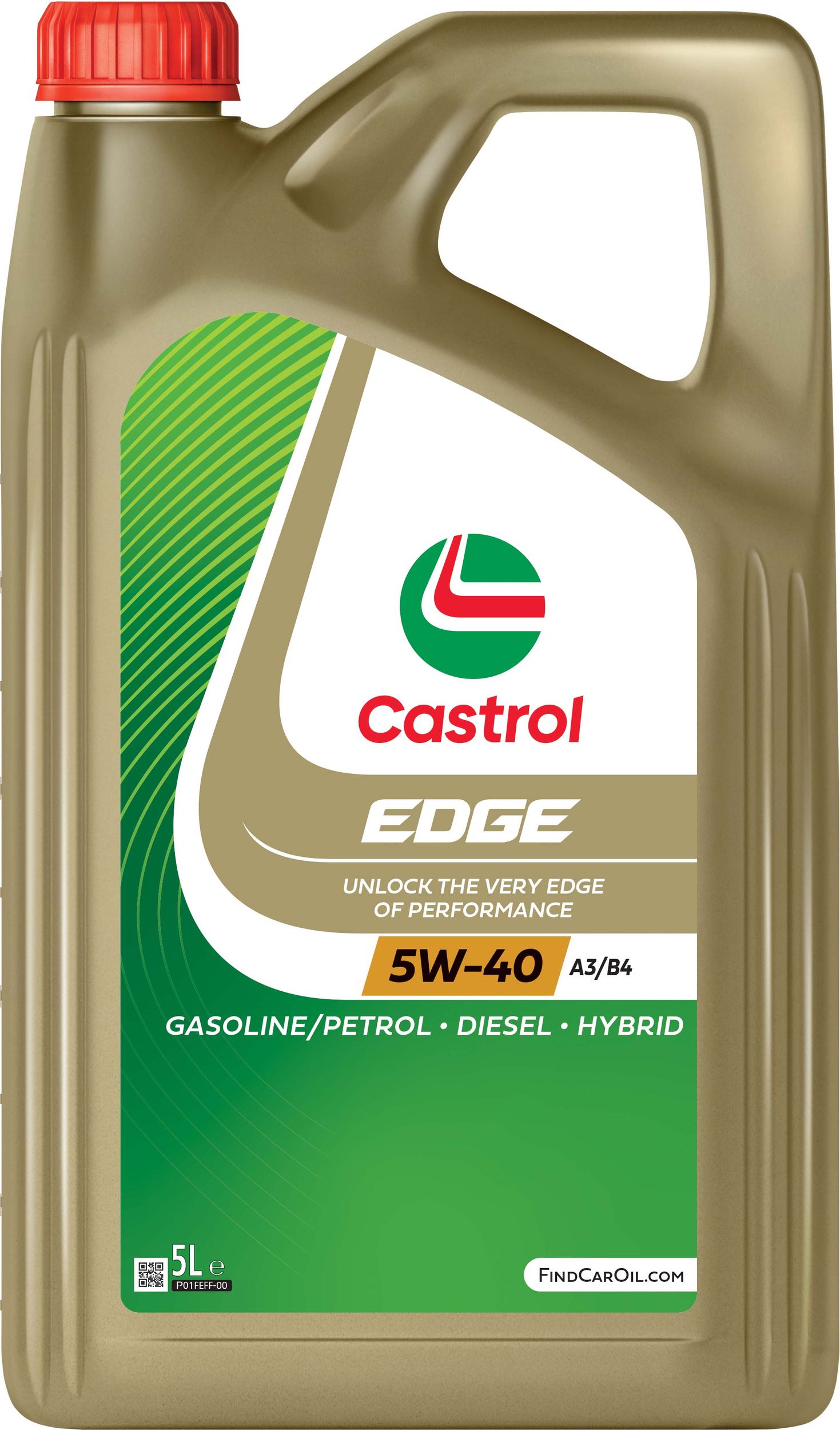 CASTROL 15F719 Castrol EDGE 5W-40 A3/B4 Engine Oil