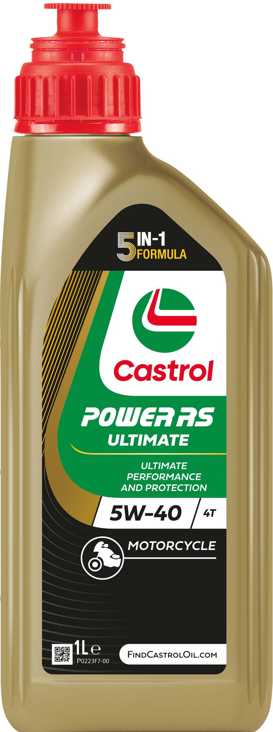 CASTROL 470434 Castrol POWER RS ULTIMATE 4T 5W-40 Λάδι κινητήρα for ADIVA AIXAM APRILIA BENELLI BMW CAGIVA DERBI GASGAS GILERA H