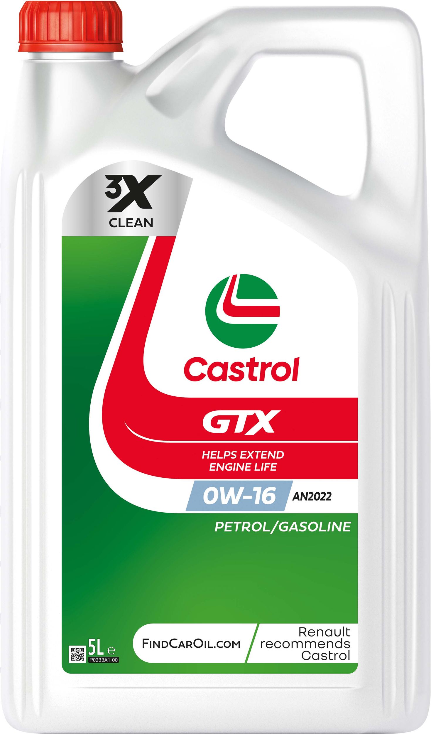 CASTROL 160A26 Castrol GTX 0W-16 AN2022 Engine Oil