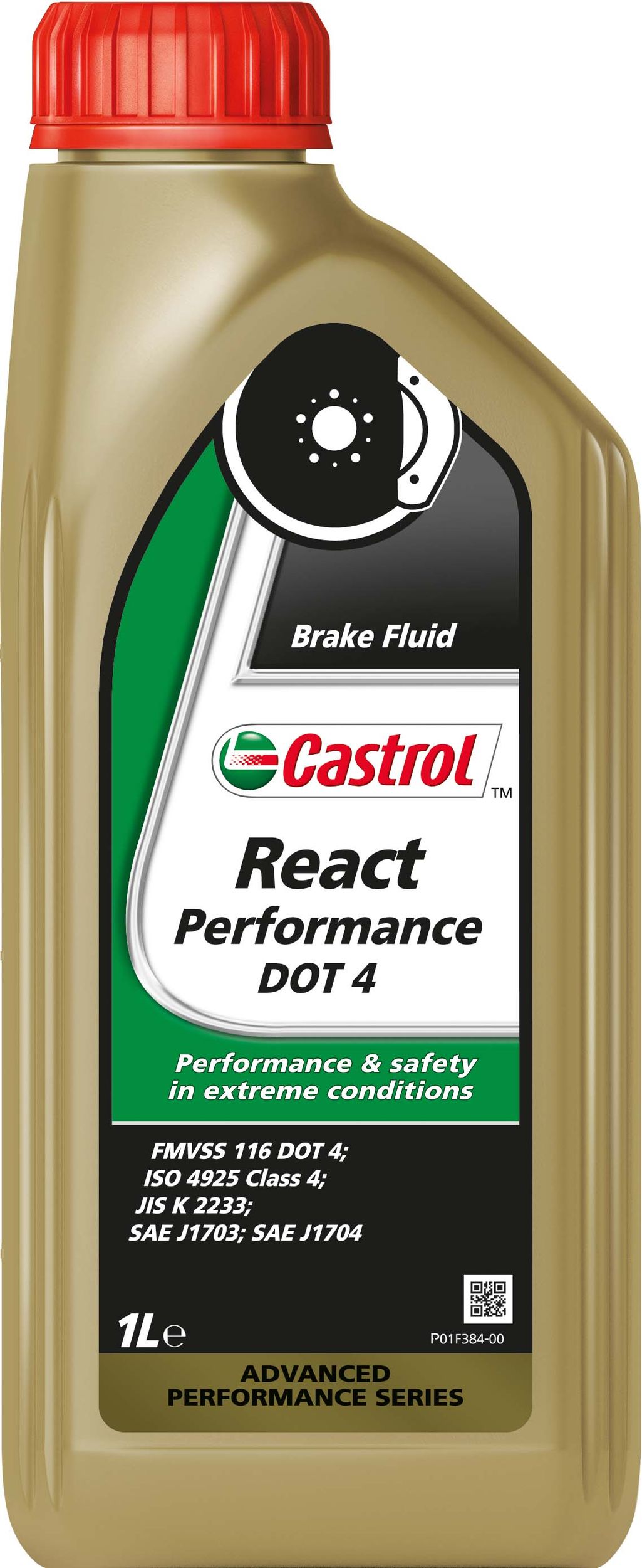 CASTROL 160E3C Castrol React Performance DOT 4 Υγρά φρένων