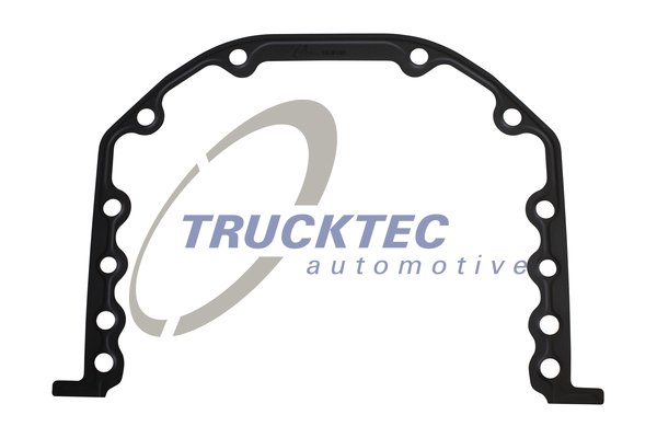 TRUCKTEC AUTOMOTIVE 01.10.257 Φλάντζα, καπάκι (στροφαλοθάλαμος) από την μετωπική πλευρά for DEUTZ-FAHR FREIGHTLINER MERCEDES-BEN