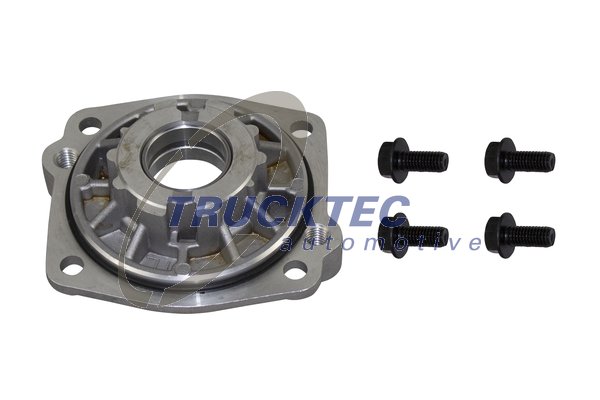 TRUCKTEC AUTOMOTIVE 01.15.125 Συνδετική φλάντζα, συμπιεστής for BREDAMENARINIBUS FAP MERCEDES-BENZ PLAXTON SETRA