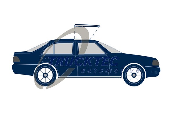 TRUCKTEC AUTOMOTIVE 02.54.002 Seal, sunroof for MERCEDES-BENZ