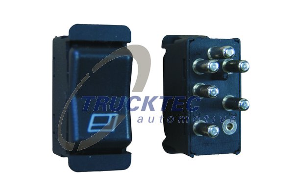 TRUCKTEC AUTOMOTIVE 02.58.017 Switch, window regulator Rear for MERCEDES-BENZ