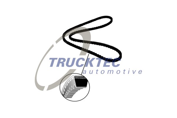 TRUCKTEC AUTOMOTIVE 08.19.100 Τραπεζοειδής ιμάντας for AUDI BMW DAEWOO FIAT FORD GEELY JAGUAR JEEP LANCIA LAND ROVER MAZDA MERCE