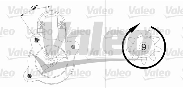 VALEO 433300 Motorino...