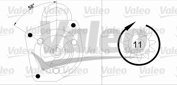 VALEO 433301 Motorino...