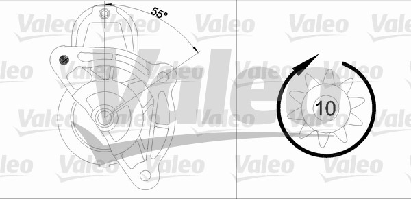 VALEO 433323 Motorino d'avviamento