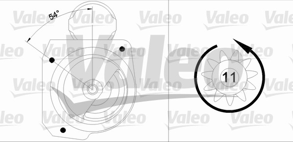 VALEO 433327 Motorino d'avviamento-Motorino d'avviamento-Ricambi Euro