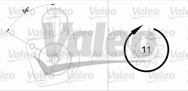 VALEO 433328 Motorino d'avviamento