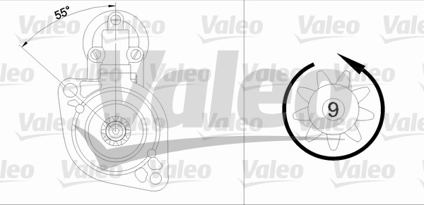 VALEO 433335 Motorino d'avviamento