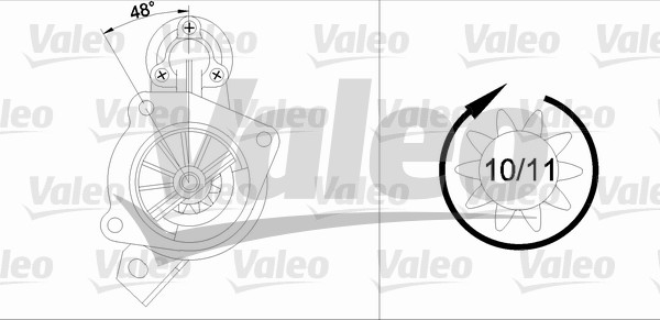 VALEO 433339 Motorino...