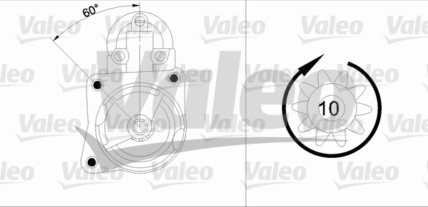 VALEO 433347 Motorino d'avviamento-Motorino d'avviamento-Ricambi Euro