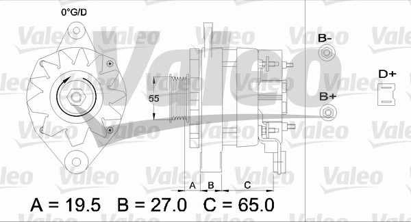 VALEO 433444 Alternatore-Alternatore-Ricambi Euro