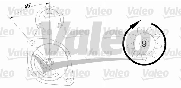 VALEO 436000 Motorino...