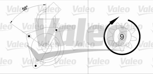 VALEO 436031 Motorino...