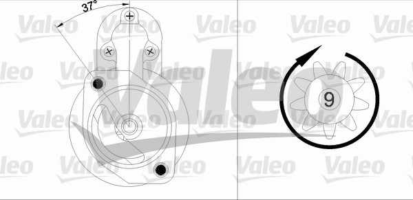 VALEO 436038 Motorino...