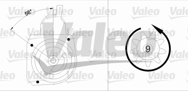 VALEO 436057 Motorino...