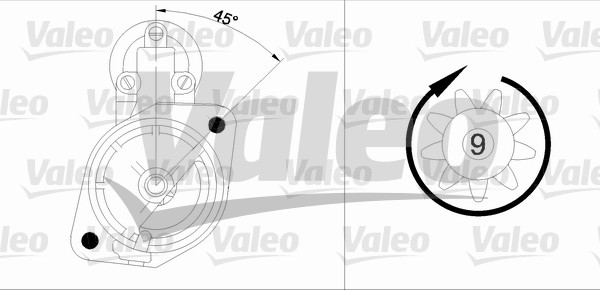 VALEO 436085 Motorino d'avviamento