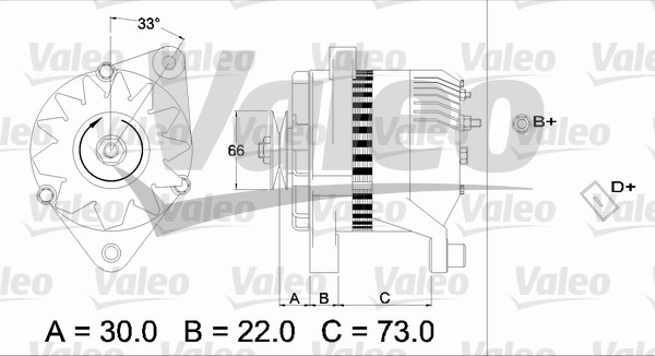 VALEO 436114 Alternatore