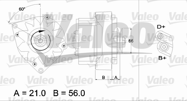 VALEO 436134 Alternatore