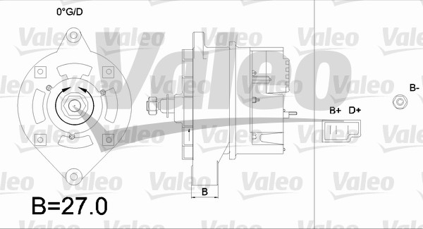 VALEO 436264 Alternatore