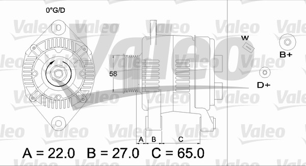 VALEO 436275 Alternatore-Alternatore-Ricambi Euro