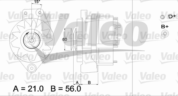 VALEO 436296 Alternatore