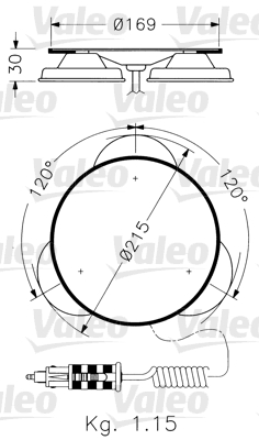 Holder, rotating beacon