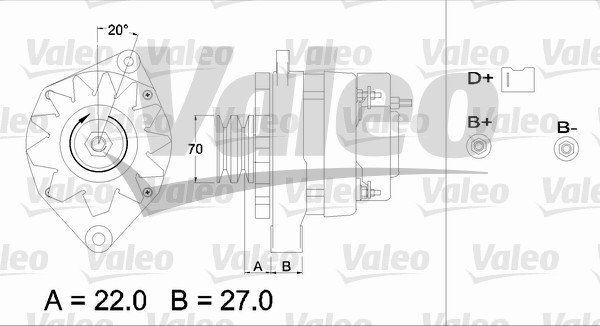 VALEO 436307 Alternatore