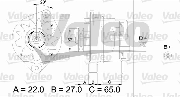 VALEO 436316 Alternatore-Alternatore-Ricambi Euro