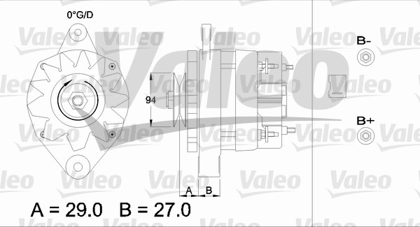 VALEO 436374 Alternatore