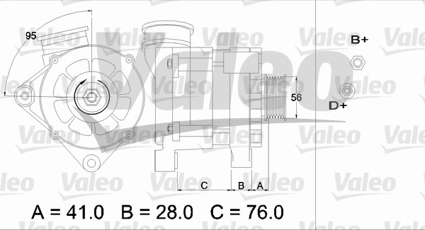 VALEO 436410 Alternatore