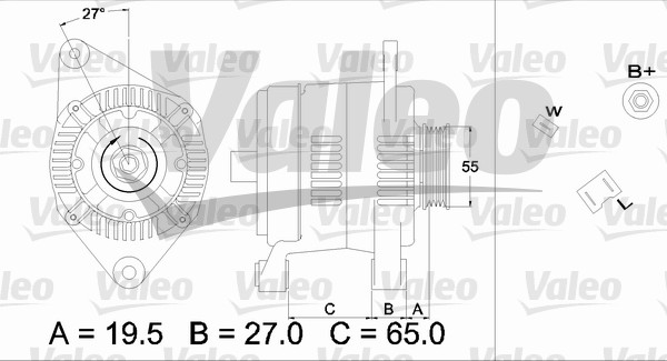 VALEO 436447 Alternatore