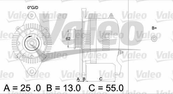 VALEO 436503 Alternatore